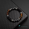 TCC™ Natural Tiger Eye & Hematite and Black Onyx Healing Bracelet